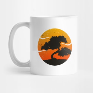 'Bonsai Tree Japanese Calligraphy' Cool Plant Gift Mug